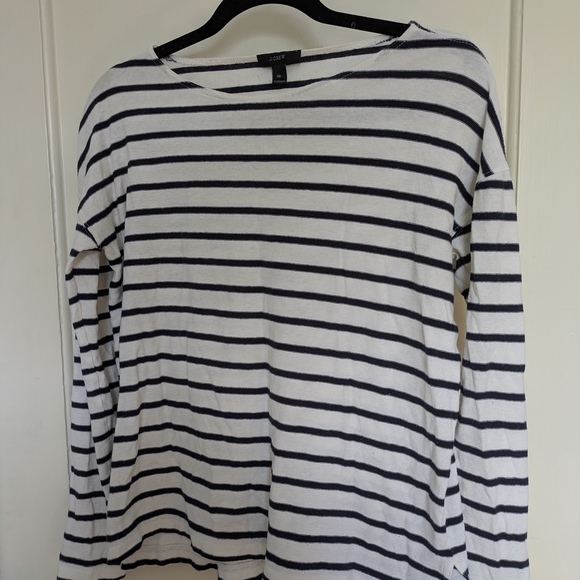 J. Crew Tops - J.Crew Striped Long Sleeve Top
